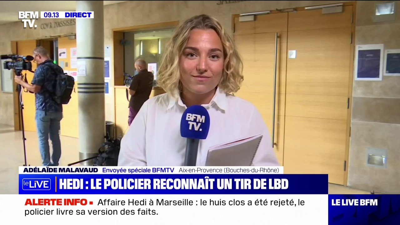 Affaire Hedi à Marseille: le policier placé en détention provisoire reconnaît un tir de LBD