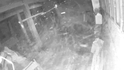 Dos cámaras captan el momento de la explosión en Valladolid