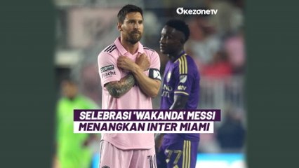 Cetak Brace Lawan Orlando City, Lionel Messi Selebrasi Wakanda