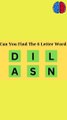Find Six Letter Word IQ Test with Master IQ #iq