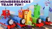 NUMBERBLOCKS and Thomas Toy Trains have a Competition Animation Cartoon for Kids