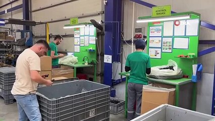 Selin vurduğu Atılım Sanayi Sitesi'nde üretim yeniden başladı