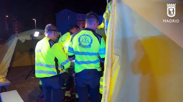 Un muerto y nueve heridos en un incendio en una casa de Hortaleza de Madrid