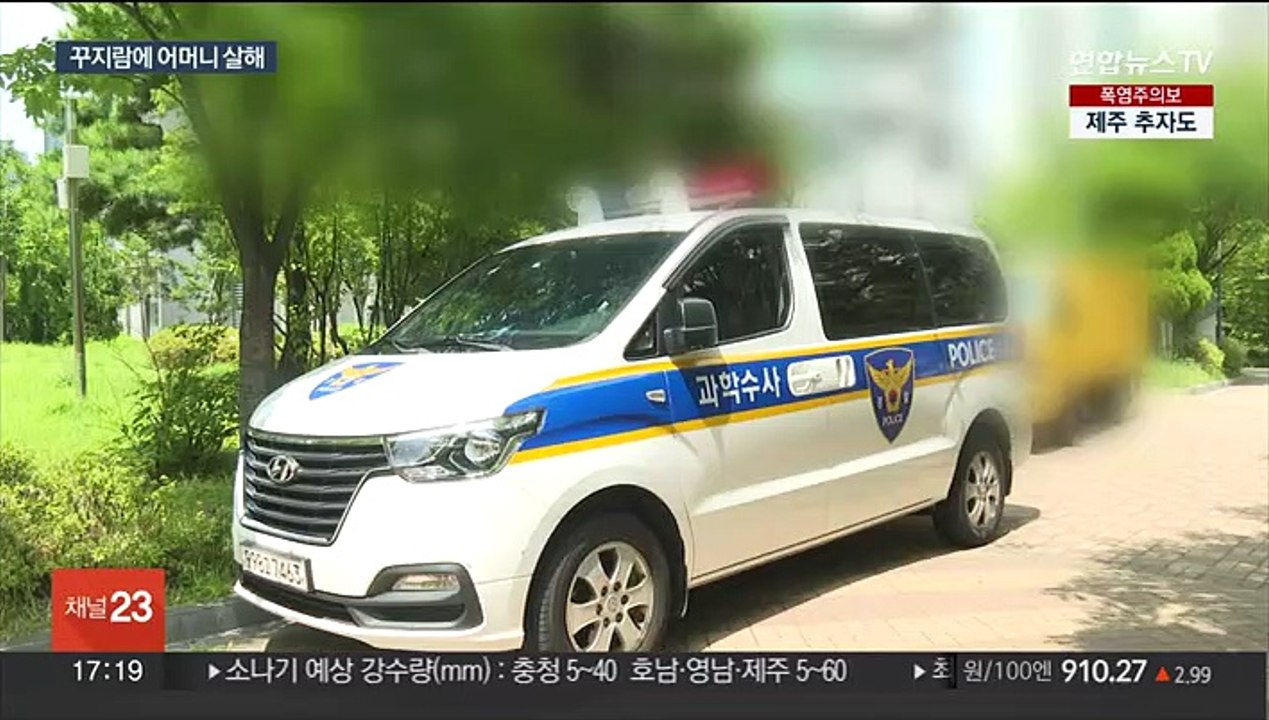 잔소리했다고…어머니 살해한 만취 대학생 검거