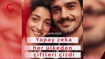 Yapay zeka her ülkeden çiftleri çizdi,