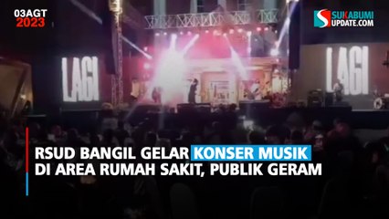 RSUD Bangil Gelar Konser Musik di Area Rumah Sakit, Publik Geram