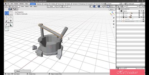 Modeling Broken Well In Blender | Hastaaxar