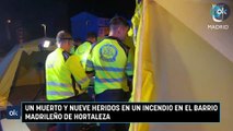 Un muerto y nueve heridos en un incendio en el barrio madrileño de Hortaleza
