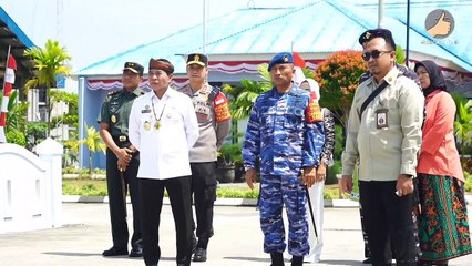 Gubernur Kaltara Sambut Kedatangan Wapres Ma'aruf Amin di Lanud Anang Busra Tarakan