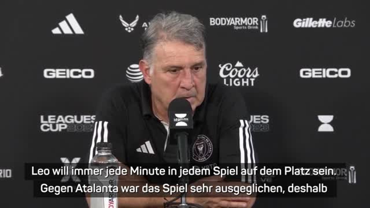 Martino zu Doppel-Messi: 'Will jede Minute spielen'