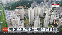 전국 아파트값 3주째 상승…서울은 11주 연속 올라