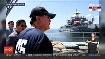 윤대통령, 휴가 둘째날 해군기지 방문…장병 격려