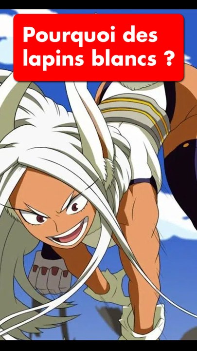 Pourquoi autant de lapins blancs dans les mangas ?