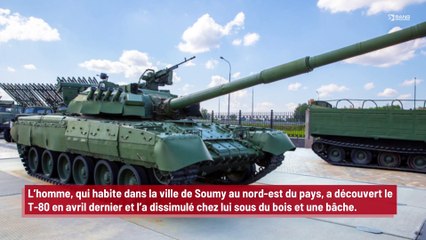 Un Ukrainien garde un char russe dans son jardin comme ‘souvenir de guerre’