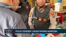 Polrestabes Medan Sita Sabu, Ekstasi, dan Ganja Saat Gerebek Kawasan Narkoba di Jermal
