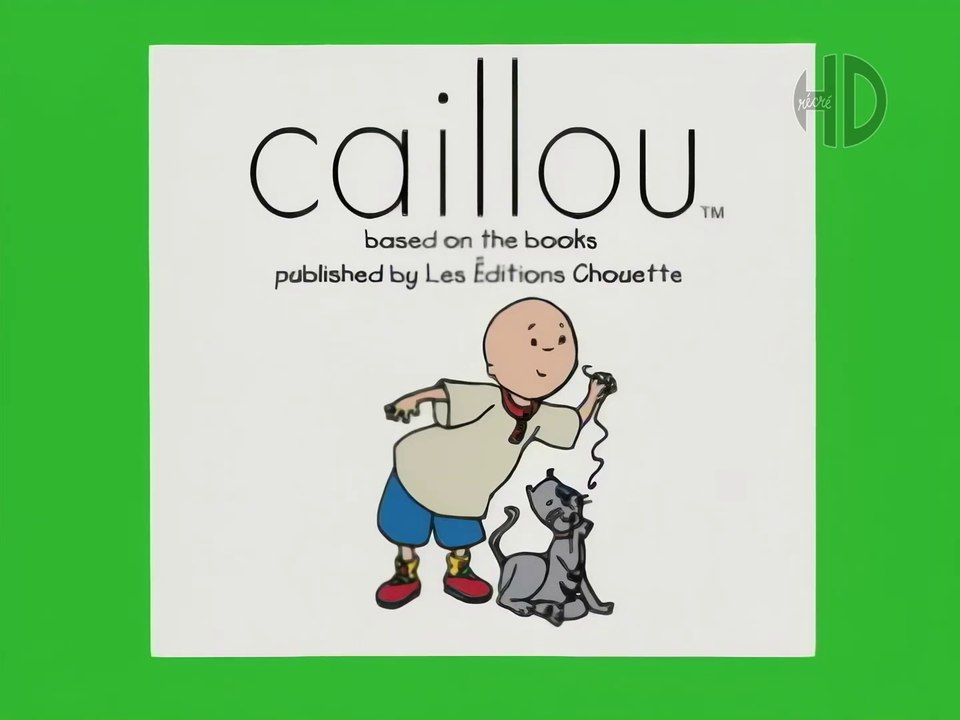 007. Générique de Caillou - 1997 - HD