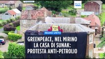 Greenpeace contro le trivelle nel Regno Unito, casa del premier coperta di nero