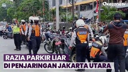 Gelar Razia Parkir Liar, Sudinhub Angkut Puluhan Motor dan Mobil di Penjaringan