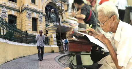 Vĩnh biệt người viết thư tay thuê cuối cùng của Bưu điện Thành Phố Hồ Chí Minh