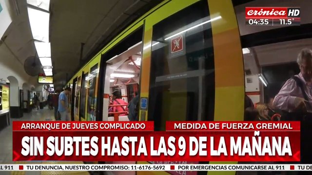 Paro de subtes: ¿Cuándo es y a qué hora dejará de funcionar?