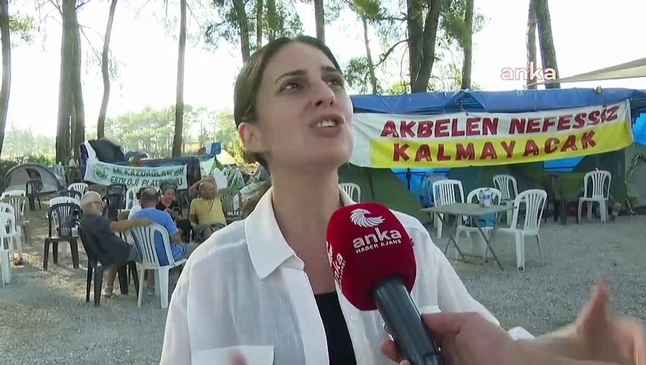 CHP Muğla Adjoint Gizem Özcan： Nous nous battons pour empêcher que la zone de coupe d'arbres ne soit transformée en zone minière