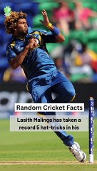 Malinga is the only Cricketer to have 2 double hat-tricks #euphoriacricket