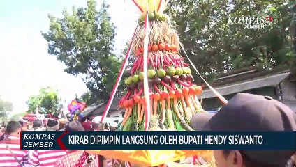 Tradisi Kirab Kepala Sapi dan Hasil Bumi Warga Puger Jember