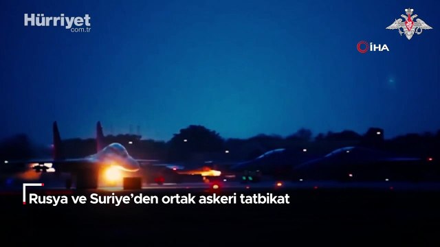Rusya ve Suriye’den ortak askeri tatbikat
