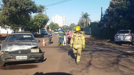 Três veículos se envolvem em colisão no Bairro São Cristóvão