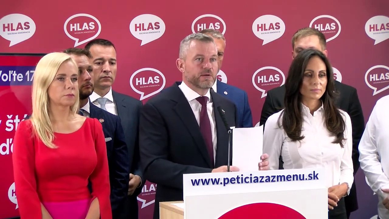 ZÁZNAM: TK strany Hlas-SD