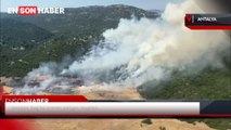 Antalya Kaş'ta orman yangını başladı
