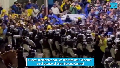 Graves incidentes con los hinchas del “xeneize” en el acceso al Gran Parque Central