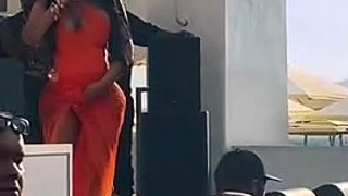 Cardi B Throwing Mic At Fan During Concert