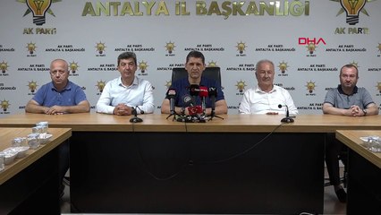 Le président provincial d'Antalya du parti AK et le maire d'Aksu ont évalué l'incident