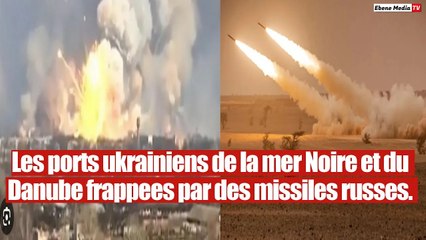 Les frappes russes paralysent les exportations Ukrainienne vers l`occident.