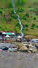 Beautiful Waterfall Gilgit Baltistan