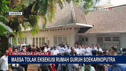 Massa Penuhi Rumah Guruh Soekarnoputra, Eksekusi Gagal Dilakukan!