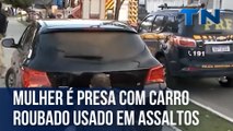 Mulher é presa com carro roubado usado em assaltos na Grande Vitória