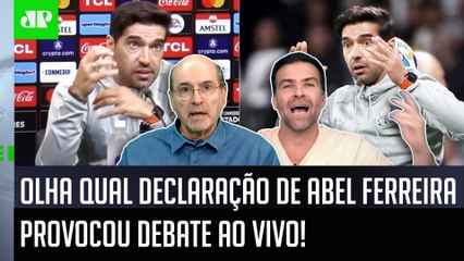 "O Abel Ferreira DESAFIOU os repórteres! Gente, essa DECLARAÇÃO dele..." VEJA DEBATE sobre Palmeiras