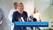 Kontroverse um neue deutsche Abschiebepläne