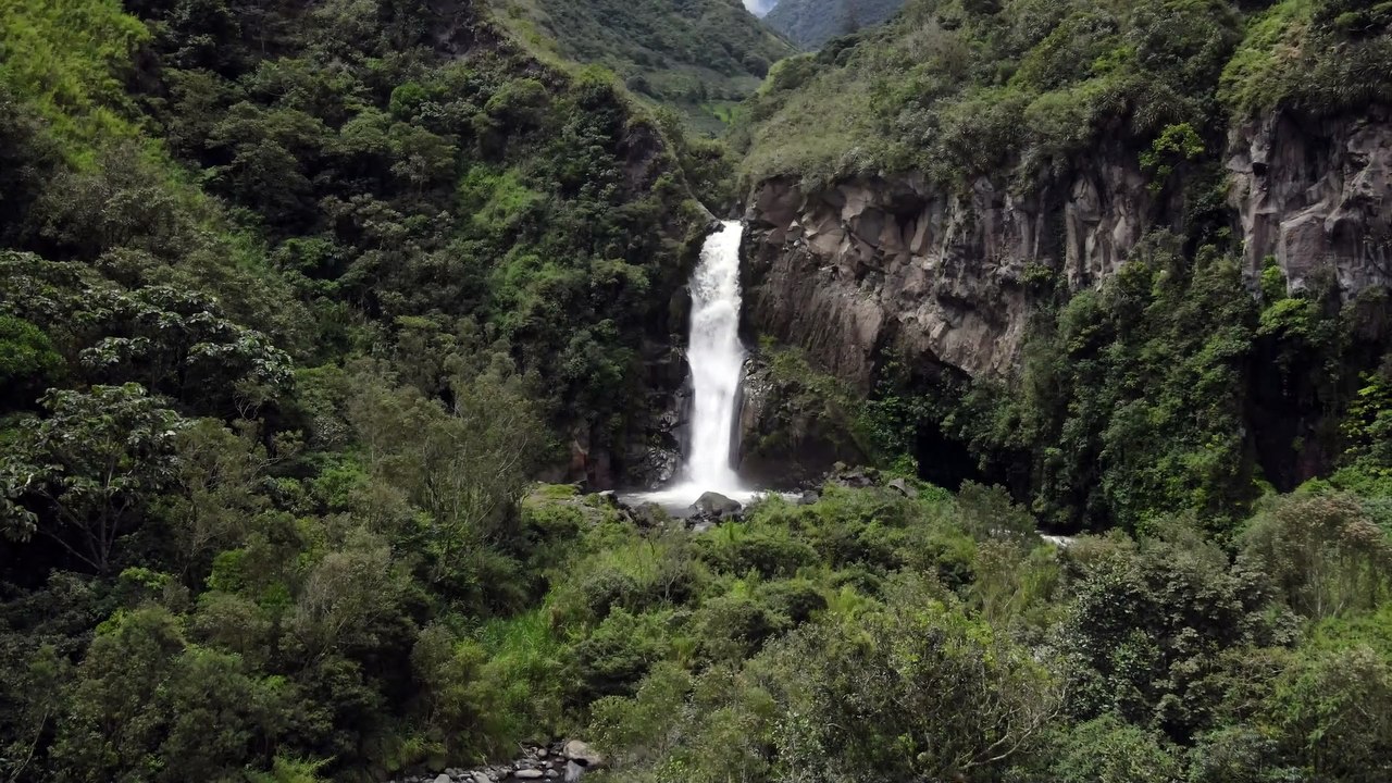 Waterfall River Water free stock video. Free for use & download
