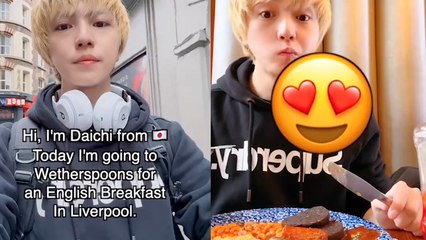 Japanese Man Tries Wetherspoons Food!