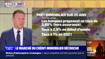 Le volume de crédit immobilier accordé par les banques en juillet a chuté de 40% sur un an