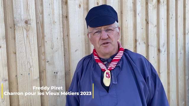 Portrait du duo de charrons Vieux Métiers de Sart