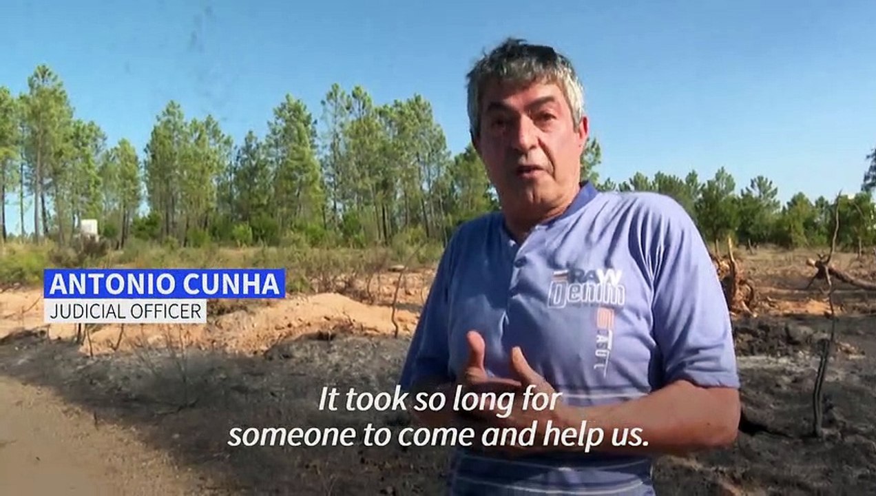 Portuguese firefighters struggle to contain wildfires amid searing heat
