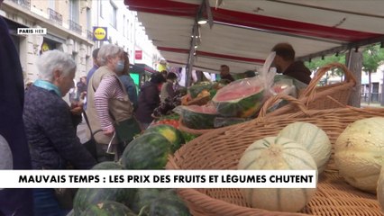 Météo : les prix des fruits et légumes chutent