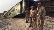 El descarrilamiento de un tren al sur de Pakistán causa al menos 30 muertos