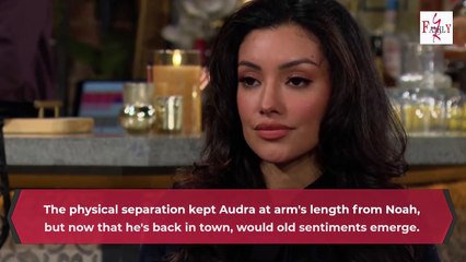 Noah Returns With a Shocking News About Audra From London _ Young and the Restle