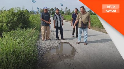Penduduk rayu turap jalan, elak kemalangan