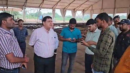 36 बीघा जमीन में लगेगा पार्थिव शिवलिंग निर्माण के दौरान टेंट